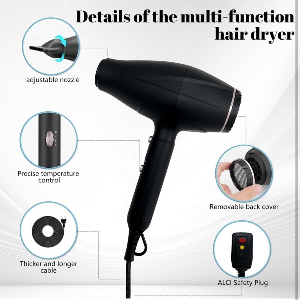 NEW in Box - Hot hair tools Blow Dryer Hair full barber set trimmer clippers